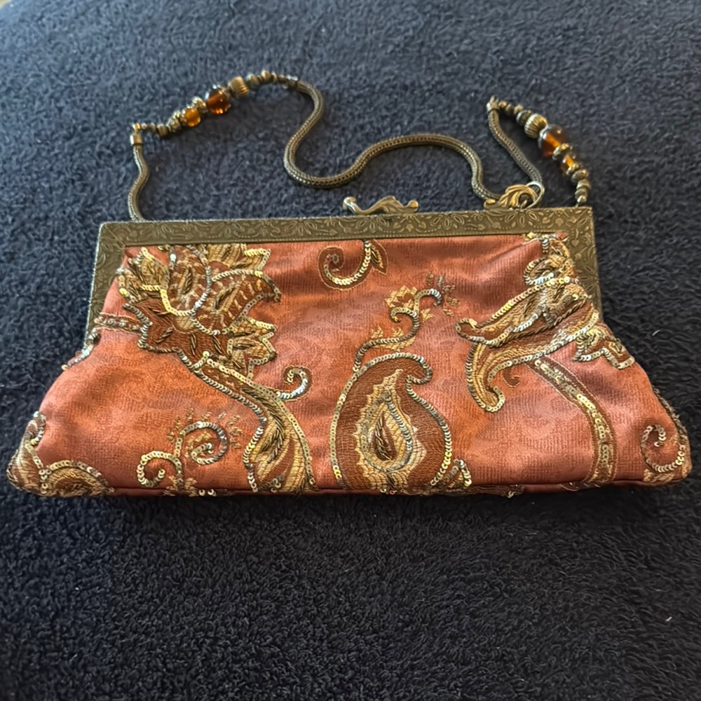 Elegant Embroidered Clutch Bag